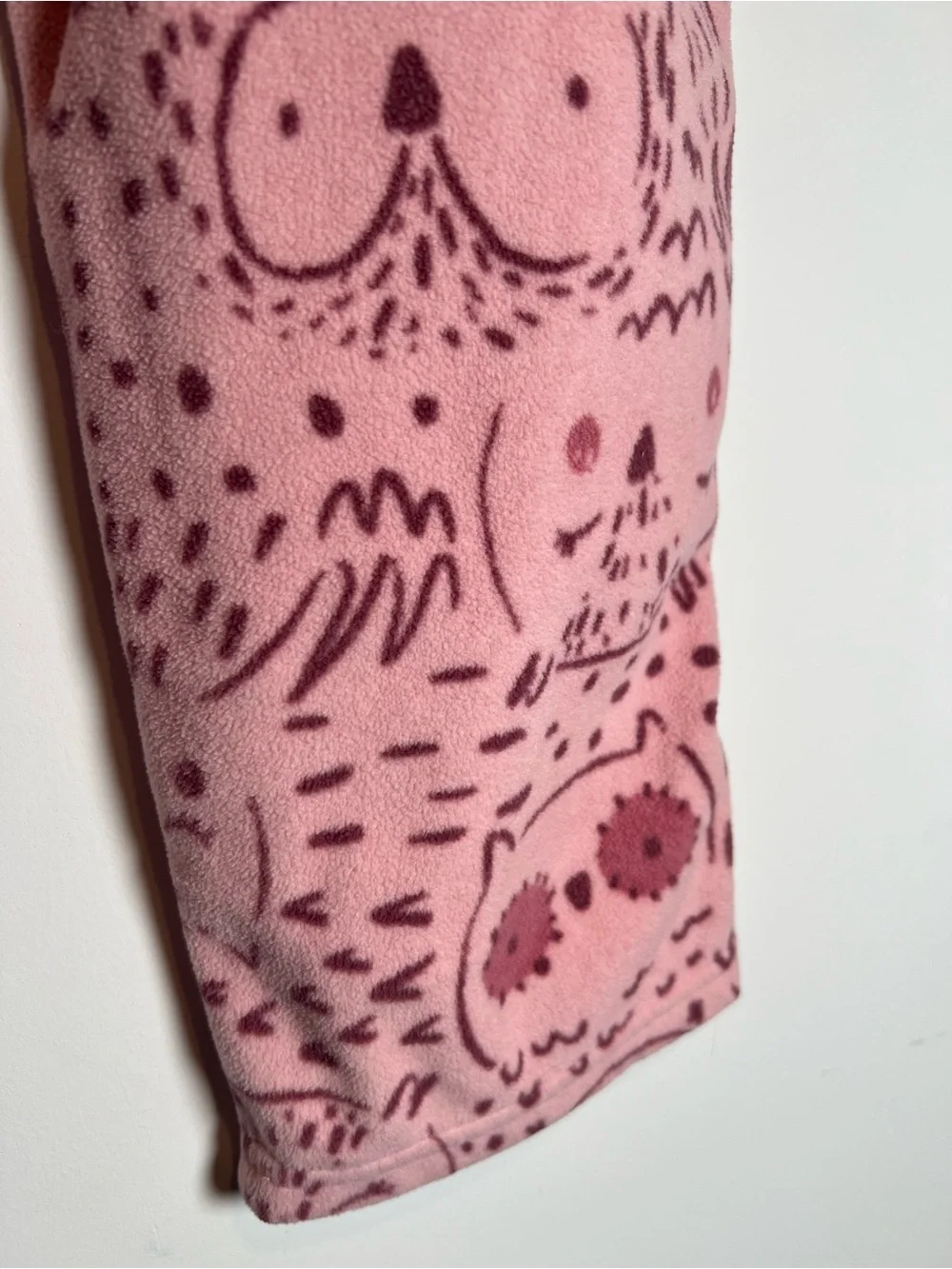 🎉5/$25 Girls' Pink Fleece Pajama Pants - Cozy Pink Owl Print